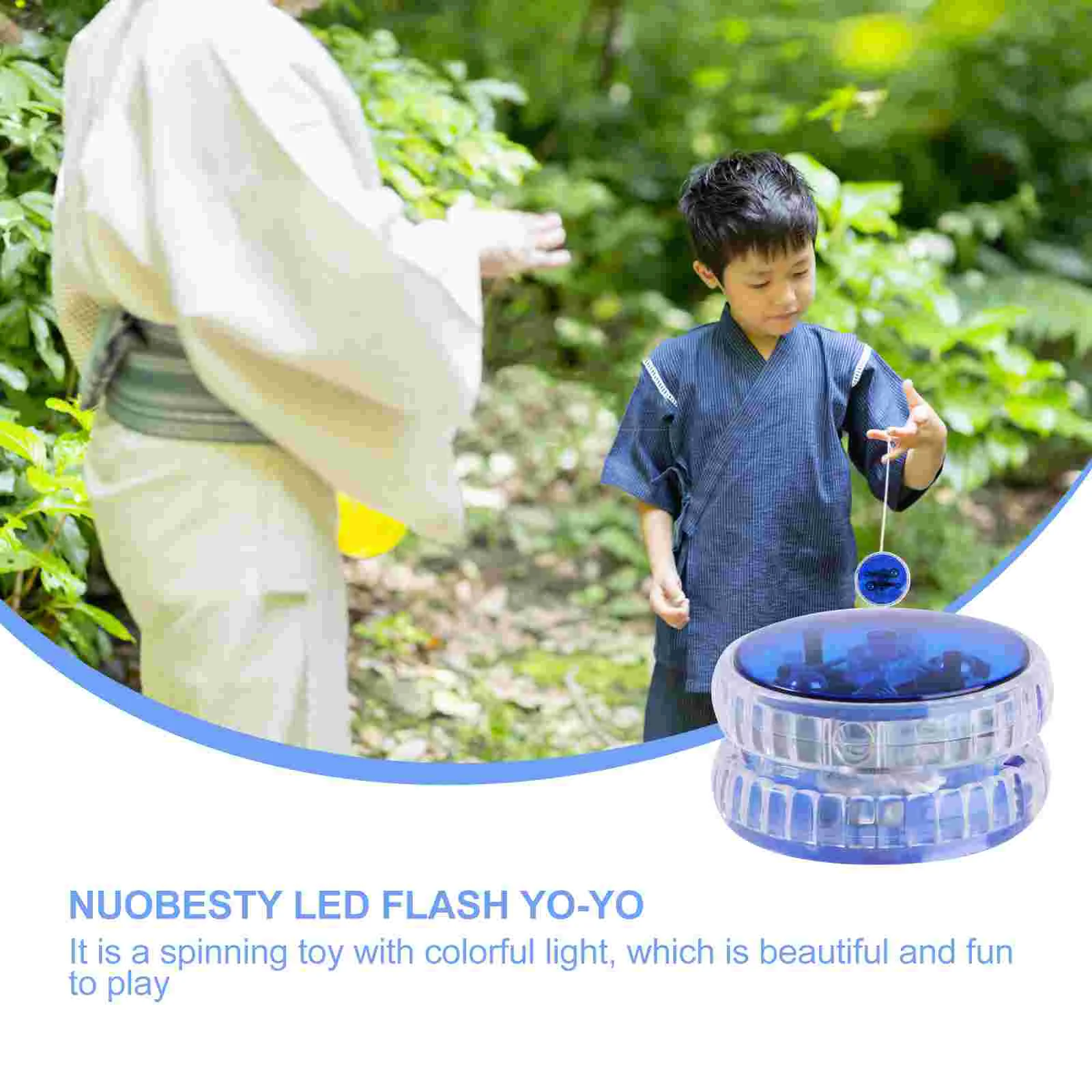 Flashing Yoyo Ball With Colorful Light Premium Plastic Material YoYos Toys For Party Favors Hobby Collectibles Luminous 2Pcs