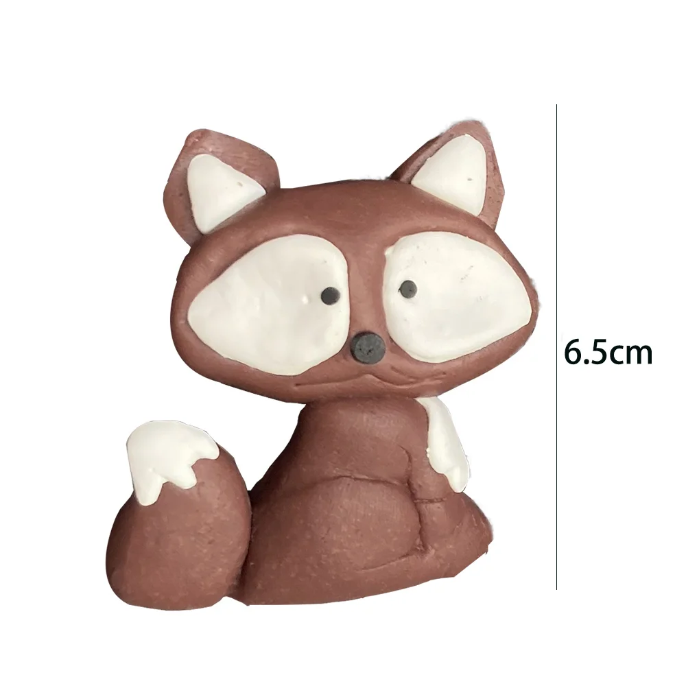 Description Picture 5 of itemFox Theme Birthday Party Decor Tableware Balloon Cupcake Toppers Woodland Animals Theme Dress Up Fox Paper Lantern Gift Keychain