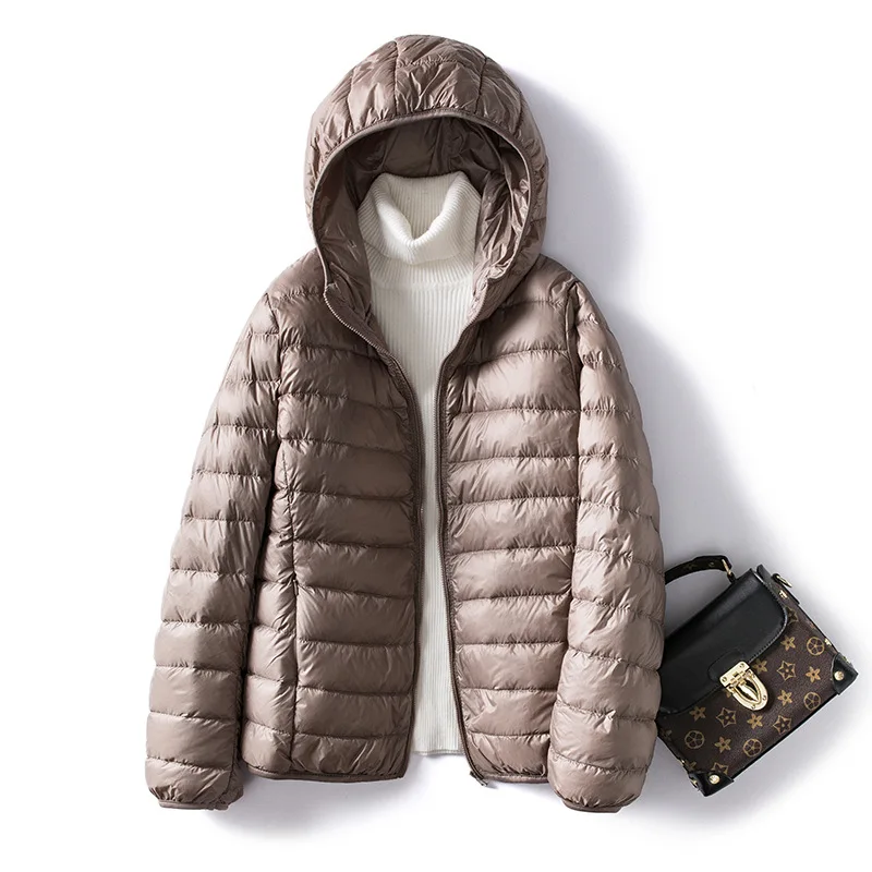 Over Size 5xl 6xl 7xl Women Ultra Lightweight Packable Autumn Winter Warm Jackets 2023 New Arrivals Female Slim Short Down Coat 2
