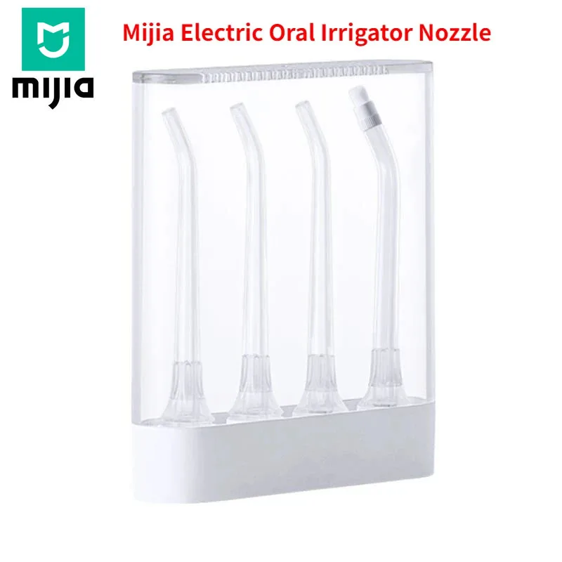 Oral Irrigator Original MIJIA MEO701 Portable Oral Irrigator Nozzle Spare Part Pack Kits Teeth Whitening Water Flosser Accessories Spray Nozzle