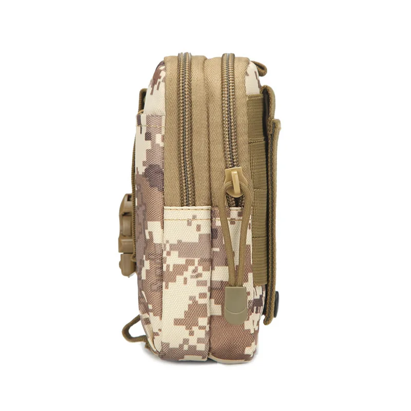Molle Pouch Belt Waist Pack Men Small Pocket Survival Tool Bag for Running...