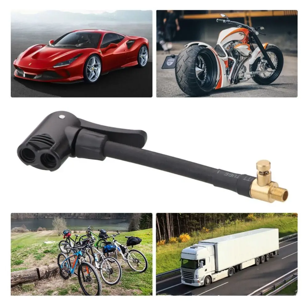 

With Deflate Hose Air Pump Extension Tube Electric Pump Nozzle Adapter Universal Air Inflator Mouth for Car For MIUI