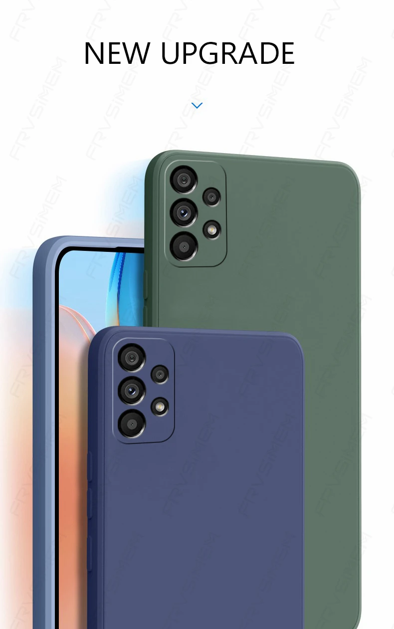 Luxus Original Flüssigsilikon Soft Cover für Samsung Galaxy A12 A22 A32 A22S A52 A72 A52S A33 A53 A73 5G M32 M12 M52 M_voghion.com