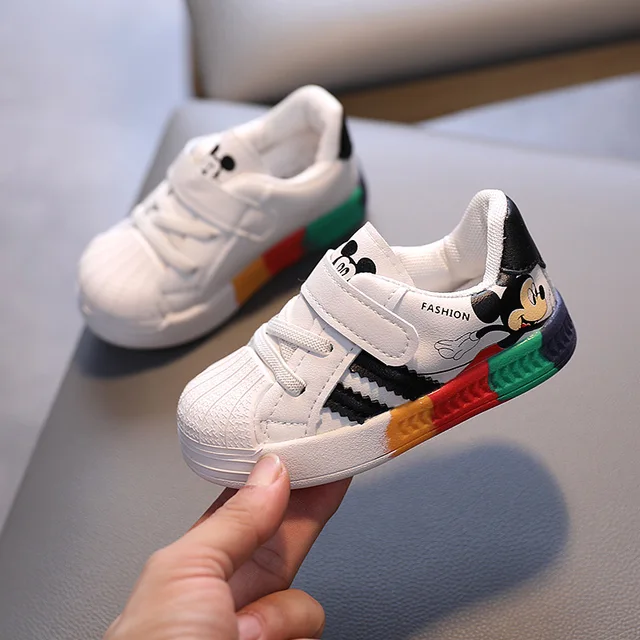 Fashion New Brand Patchwork Baby First Walkers Classic Hot Sales Cute Girls Boys Shoes Lovely Sports Infant Tennis Sneakers 8