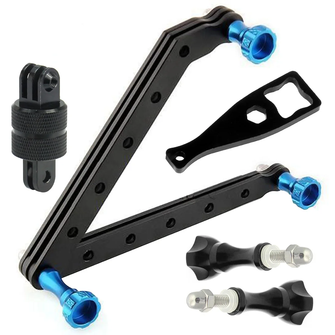 FGNS.Palo Selfie + Base Montaje + Tornillo Para Camara Deportiva Gopro G018	