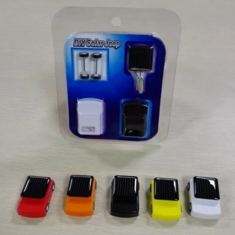 Mini Cars Solar Powered Small Sports Cars Toys Technology Teaching and Exhibition Supplies Small Production Creative Gifts 1Pcs
