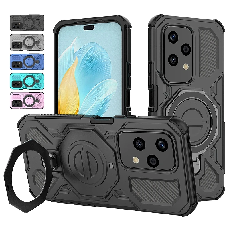 Shockproof Armor Protection Phone Cover with Car Magnetic Holder Ring