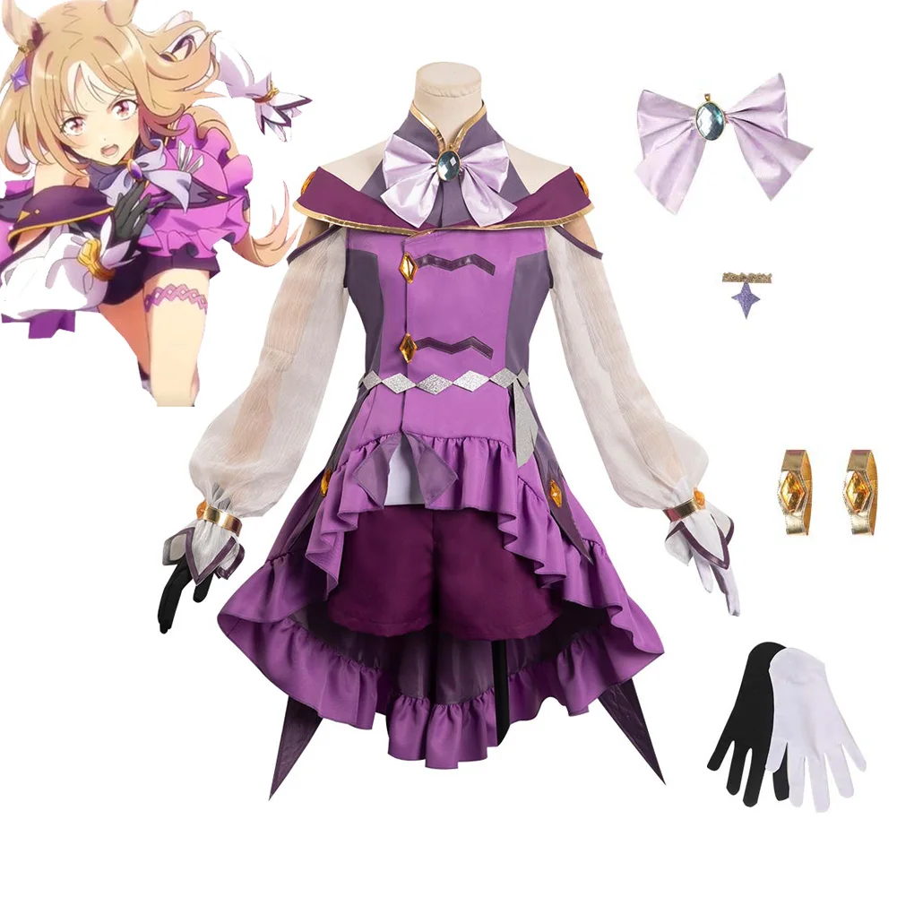 

Female Dress Pretty Derby Road To The Top Narita Top Road Uma Musume Cosplay Costume Outfits Halloween Carnival Party Fancy Suit