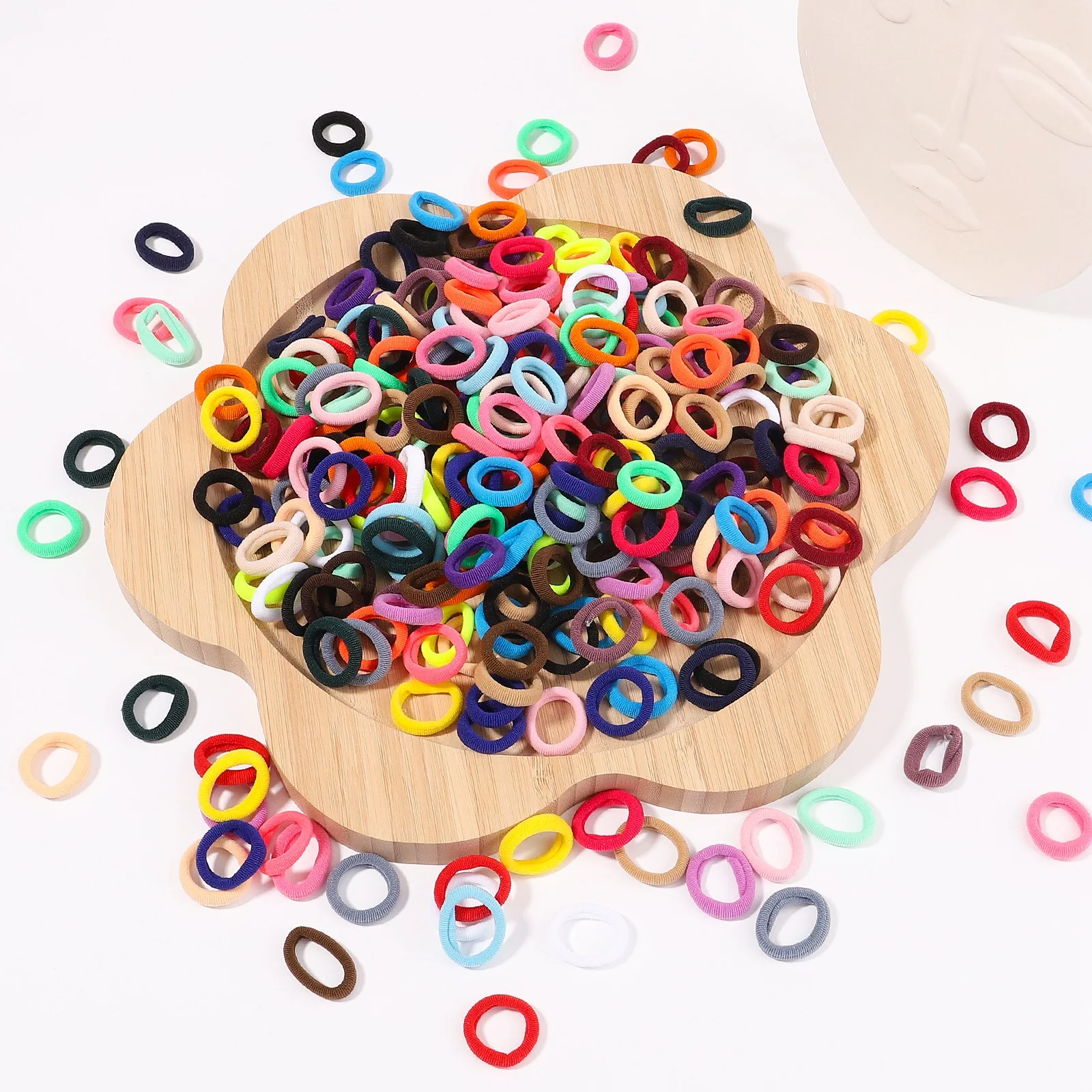 20/50pcs Kids Elastic Hair Bands Girls Sweets Scrunchie Rubber Band for Children Hair Ties Clips Headband Baby Hair Accessories