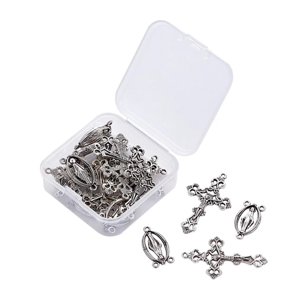 Alloy Jewelry Rosary Making Findings  Rosary Accessories Crosses -  10-40pcs 14-49mm - Aliexpress