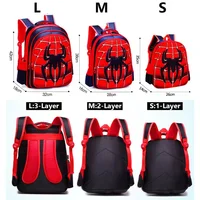 3D three-dimensional cartoon spider children's schoolbag student bag cute boy cartoon shoulder bag 6