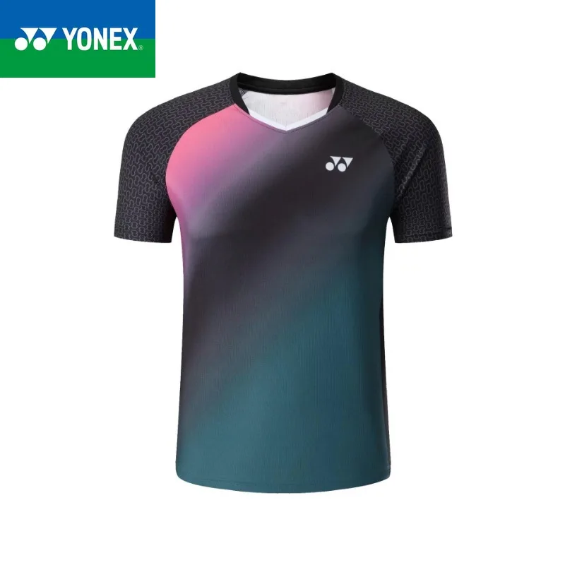 YONEX Summer Badminton Jersey Men's and Women's Clothing Quick-drying Breathable Training Uniform Short-sleeved Top short sleeve t shirt badminton uniforms