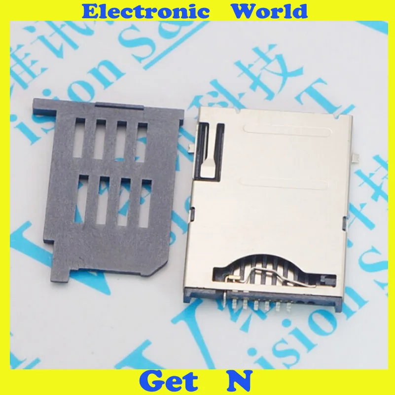 

600pcs High Quality SIM Card Holder Tray 6+1 7Pubs Self Push sim Socket