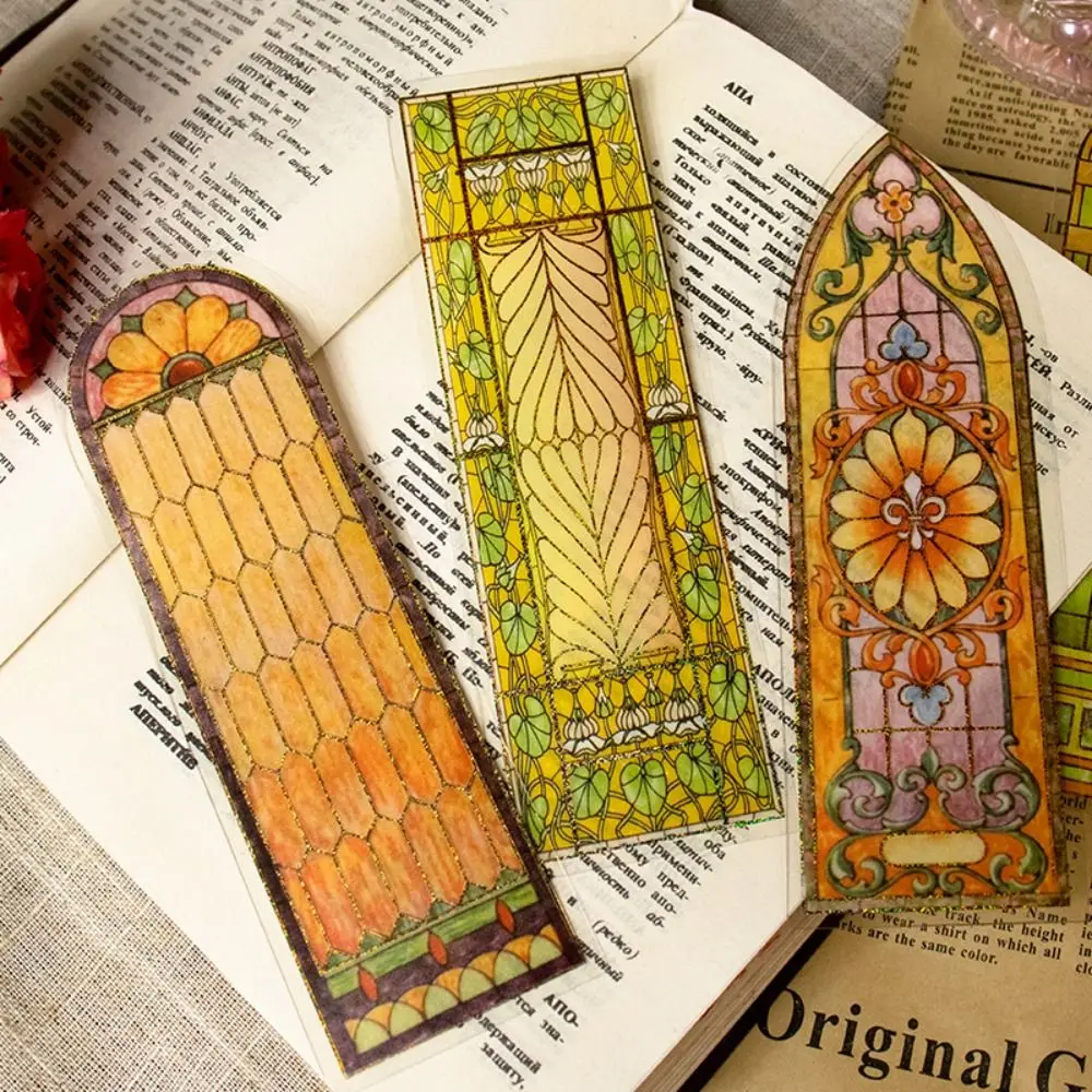 

Rome City Bookmark Romantic PET Bronzing Book Page Marker Ancient Pagination Marker Stationary