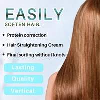 Crème de lissage des cheveux à la kératine Crème de kératine pour lisser les cheveux Kératine professionnelle pour le lissage permanent des cheveux 3