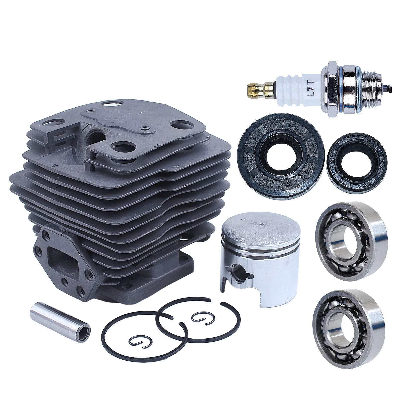 40mm Crankshaft Cylinder Piston Oil Seal Kit for Husqvarna 143R G4K G45L G43L BC4310 4302 Brushcutter Trimmer 2