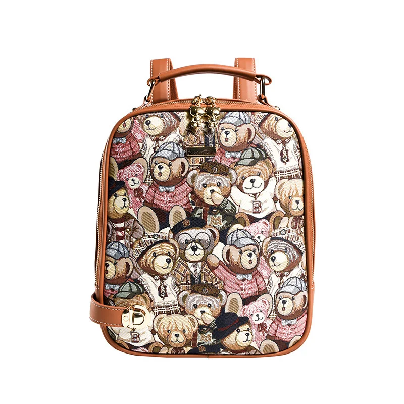 2023 Backpack Women's Casual New Fashion Canvas Messenger Female Tote Bag Large Capacity Children's Travel Mochilas Bolsas Y2k