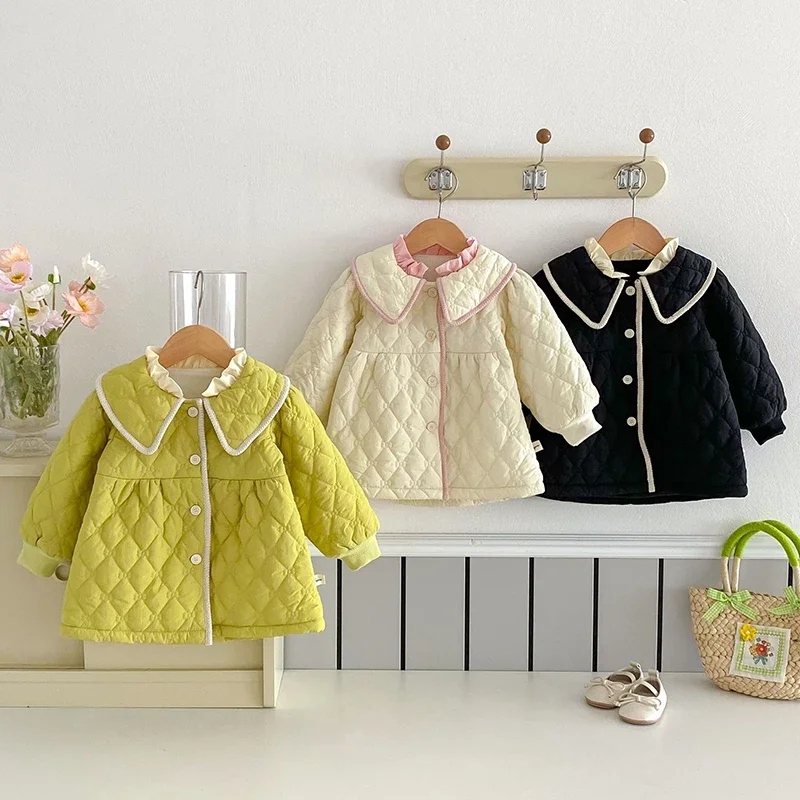 Winter Children Thick Warm Clothes Toddler Baby Girl Jacket Thicken Warm Cardigan Coat Newborn Baby Girls Thick Coat