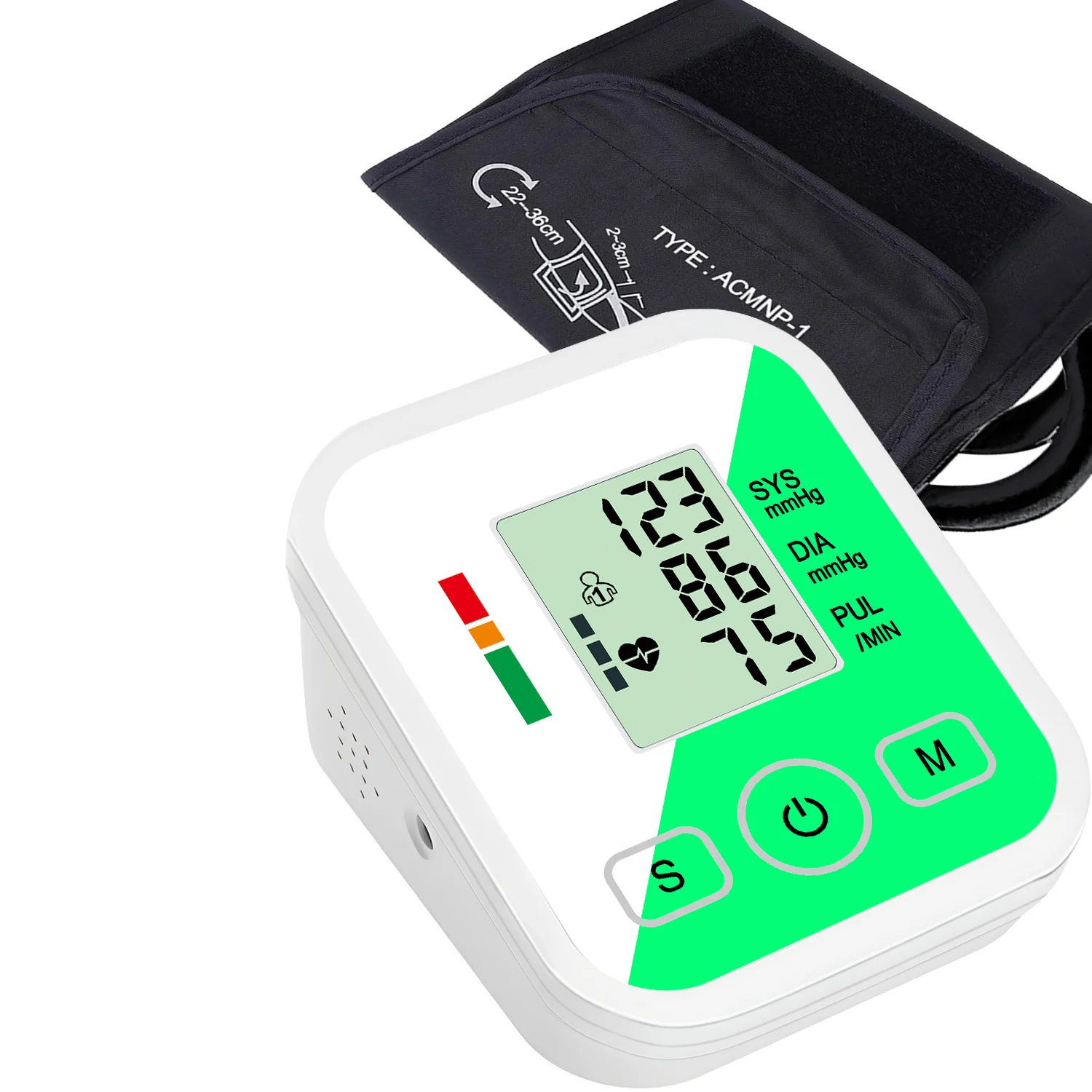 Medical Arm Blood Pressure Monitor Users BP Automatic Professional Portable Tonometer Digital Tensiometer Heart Rate