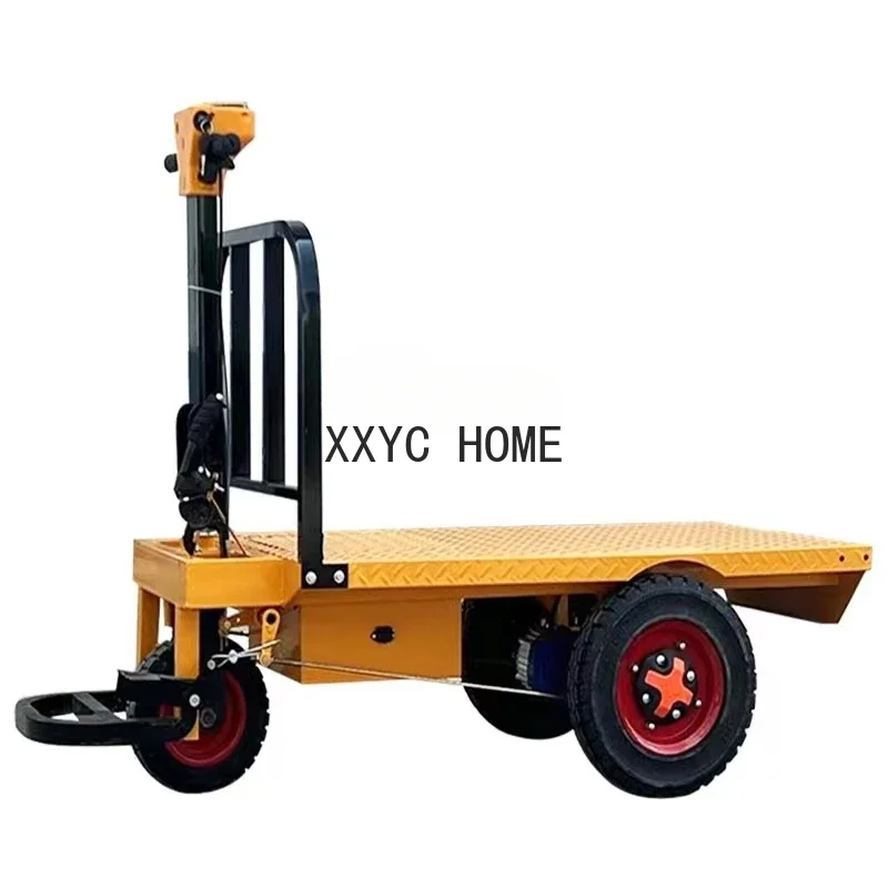 

Электрическая трехколесная платформа тележка для строительной площадки ручной грузовик для Выкидной машины