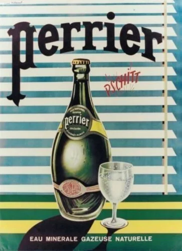 

20cm * 30cm Perrier Mineral Water Metal Tin Sign Poster Wall Plaque