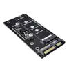 M2 To SATA3 Adapter Card High Efficiency SATA M2.SSD Convert Adapter Card NVME SSD Upgraded SATA 6 Gbps NGFF Adapter 2
