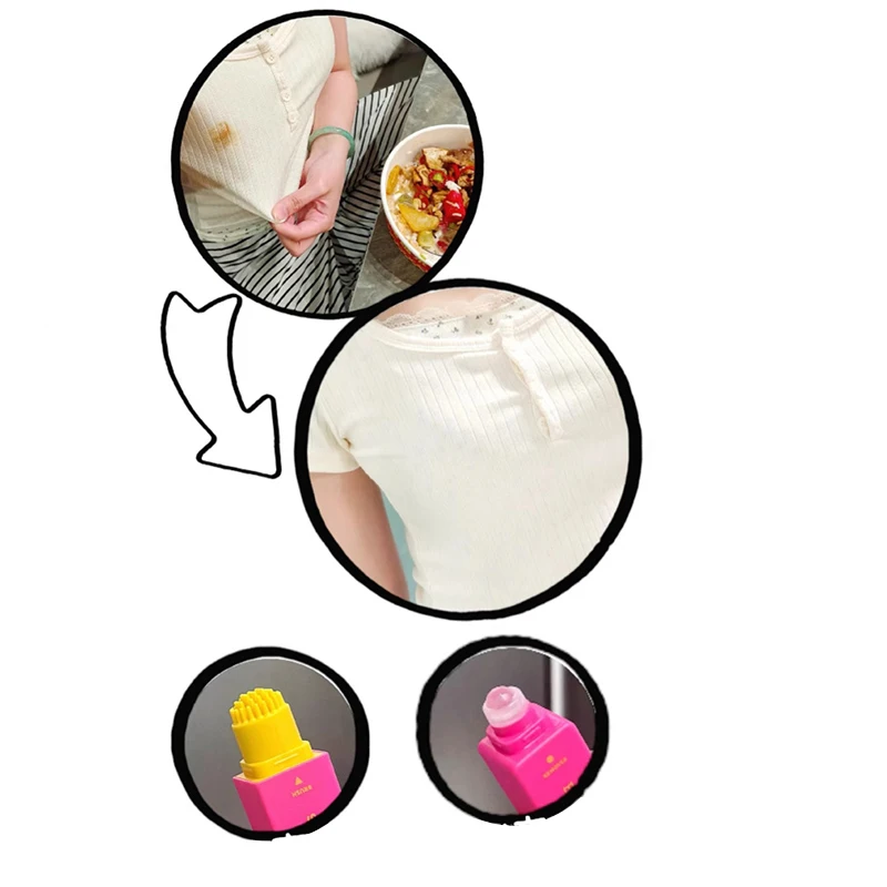 Description Picture 4 of item12ml Portable Stain Remover For White Clothes Washing Free Grease Removal Instant Stain Remover White Clothes Stain Remover