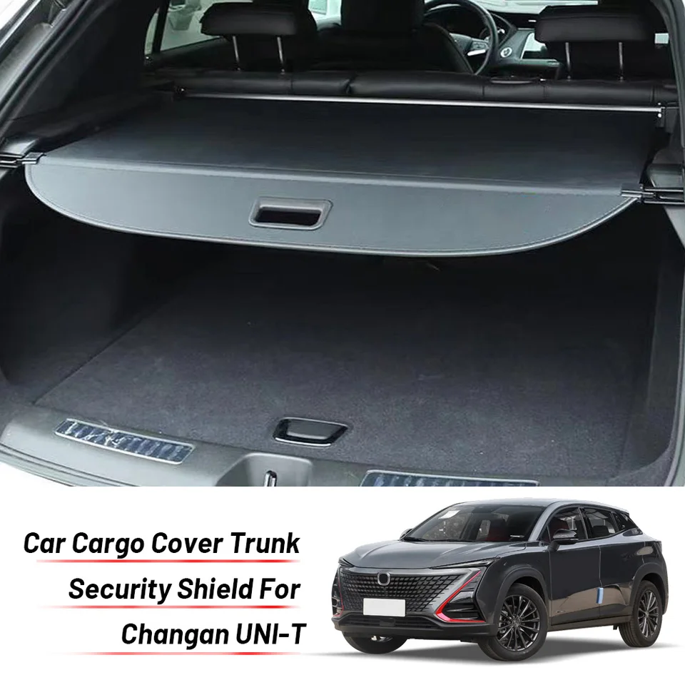 Unique Bargains Retractable Cargo Cover Rear Trunk cover Shield