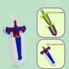 Children's Magnetic Sword Radish Knife Toy Ejection Decompression Tool Sword Sheath Magnetic Absorption Sword Push Card 3