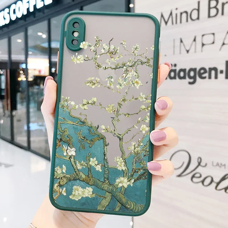 Starry Sky Sunflower Art Van Gogh Oil Painting Shockproof Phone Case