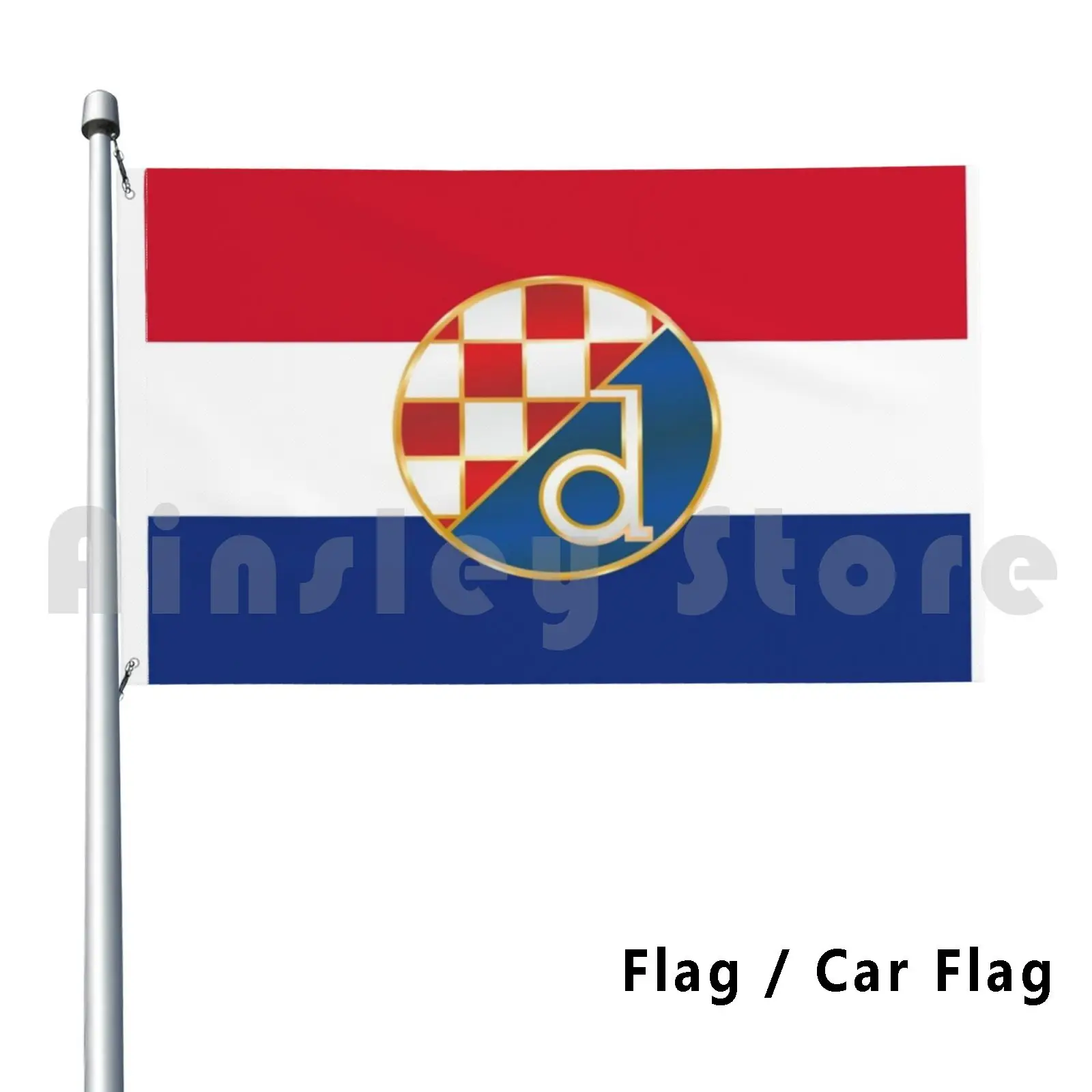Gnk Dinamo Zagreb Decorazione Esterna Bandiera Auto Bandiera 2186 Gnk Dinamo Zagreb Hrvatska Croazia Nogometfootball