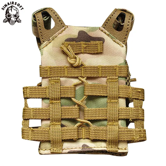 SINAIRSOFT Tactical Premium Beer Molle Mini Miniature Hunting Vests Beverage Cooler Adjustable Shoulder Straps Vest 4