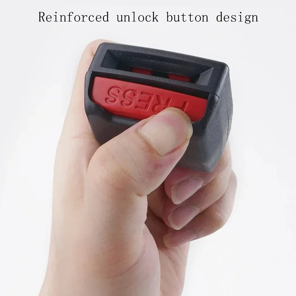Car Seat Belt Clip Extender Safety Seatbelt Lock Buckle Plug Thick Insert Socket Extender Safety Buckle Seat Belt Cover