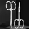 Curved Blade Eyebrow Scissors Professional Stainless Steel Precision Trimmer Eyebrow Eyelash Hair Remover Tool Nose Hair Scissor 1
