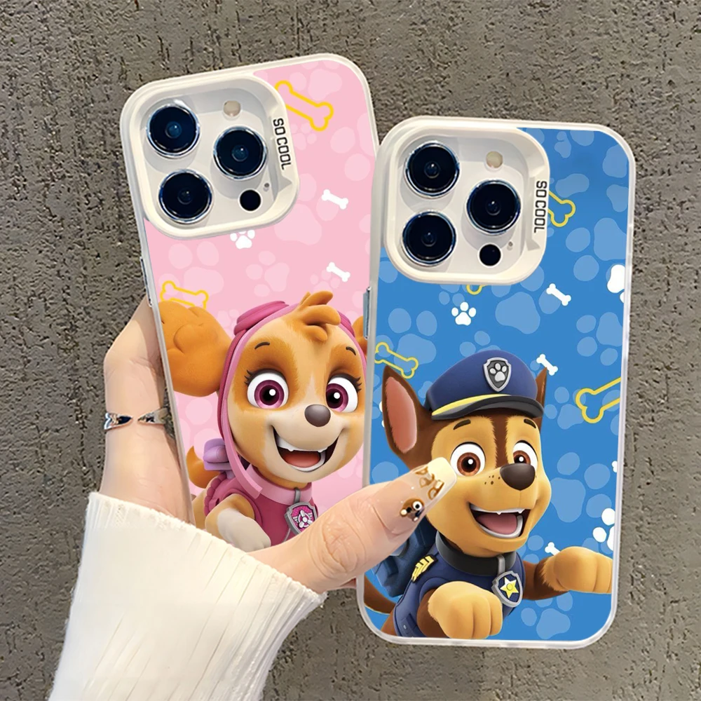 Paw Cartoon Animal Patrols Candy Matte Shockproof Phone Case