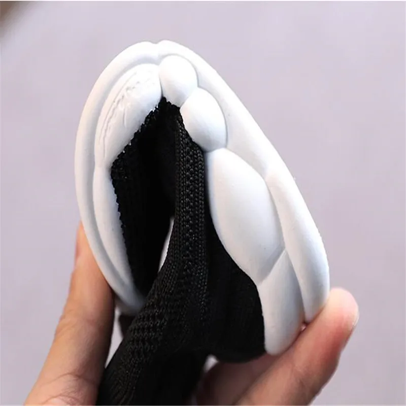 Black/beige Toddler Short Boots Baby Boys Girls Mesh Solid Ankle Shoes for Children Kids Breathable Casual Sport Shoes Sneakers
