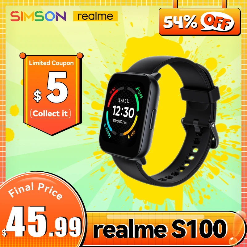 realme S100 Smartwatch 1.69″ Color - ElCuponeador