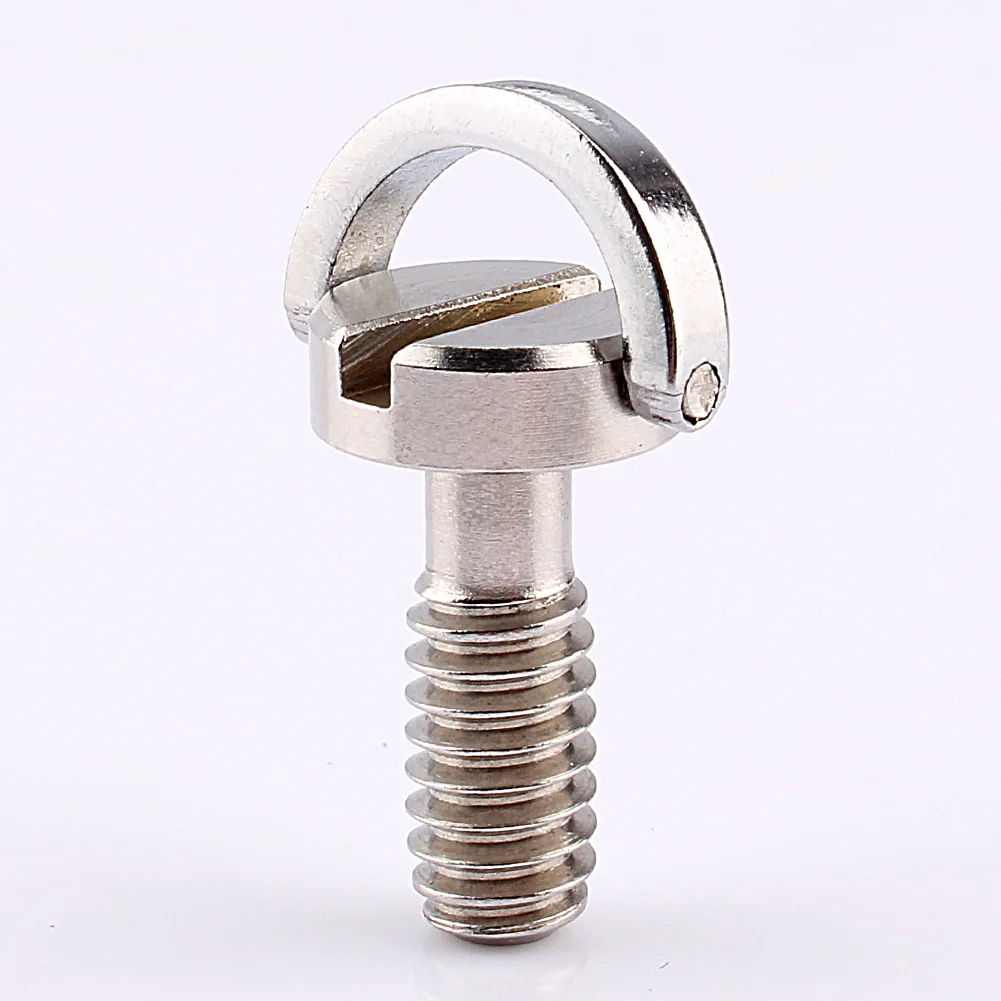 1/4" DRing Screw Stainless Steel For Camera Tripod Quick Release Plate camera tripod plate camera mount plate camera base plate Monopod