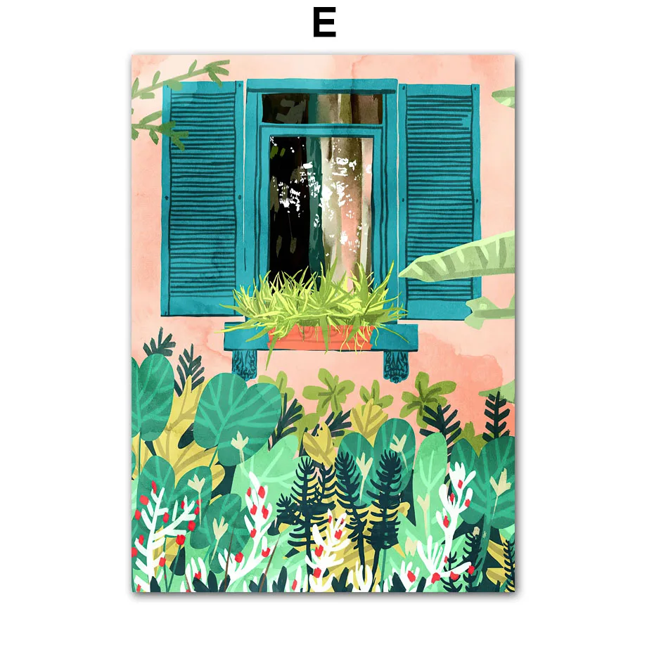 ตัวเลือกสินค้า ภาพวาดผ้าใบตกแต่งห้องนั่งเล่นสไตล์สวนมะนาว
