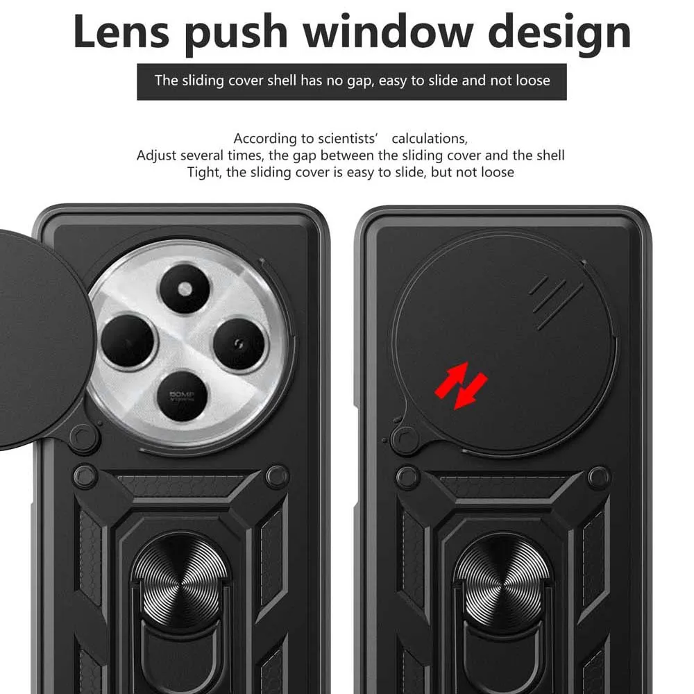 Shockproof Armor Case with Car Holder and Camera Lens Protection