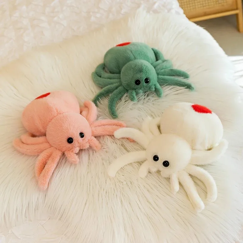 Spider doll Simulation Black Jumping Crawling Pet Plush Cute Reptile Toy