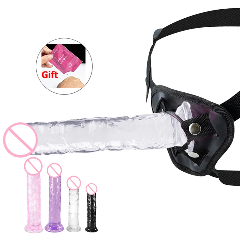 Sex Toys Strap-on Silicone Dildo For Women Masturbators Suction Gay Realistic Dildos Huge Penis Sexual Harness Anal Sex Toy For Lesbian