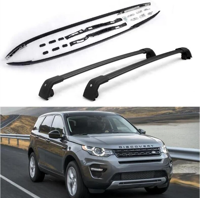  2 Pièces Voiture Barres De Toit Aluminium, pour Range Rover  Velar SUV 2017-2023 Barres Transversales De Galerie de Toit de Voiture  Rails Rack Porte-Bagages,A/Silver Black