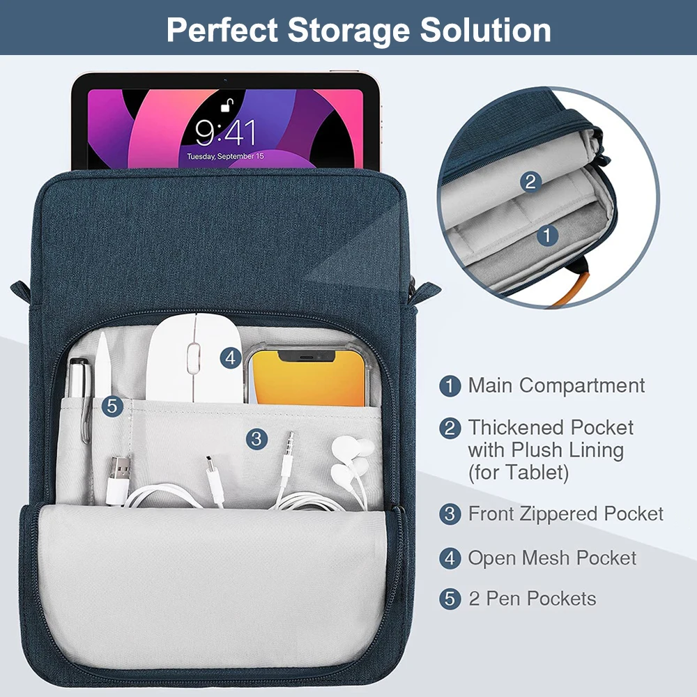 Tablet Bag For iPad Pro iPad Air 11 13 2024 Pouch Case For