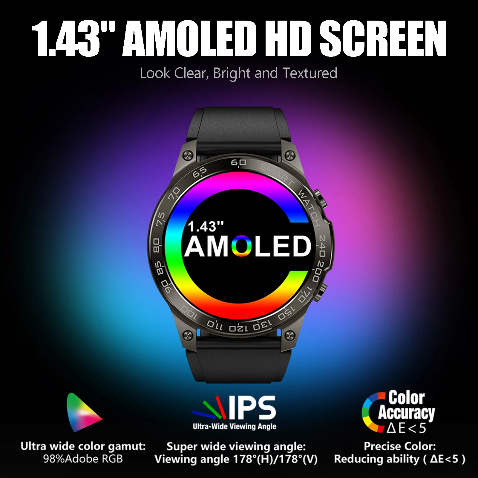 EIGIIS Ʈ ġ  1.43 &amoled  ȭ  ǰ  400mAh  ð  ȵ̵ IOS