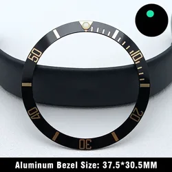 Premium Sloping Aluminium/Ceramic Bezel Insert (7 black)