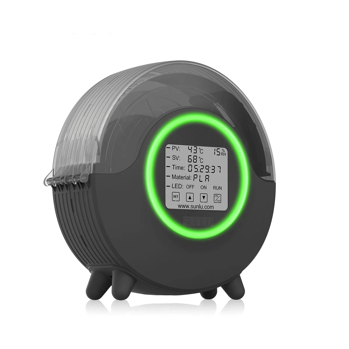 Sunlu S2 3Dフィラメントドライヤーボックス70 ℃ 加熱360 ° 均等に乾燥