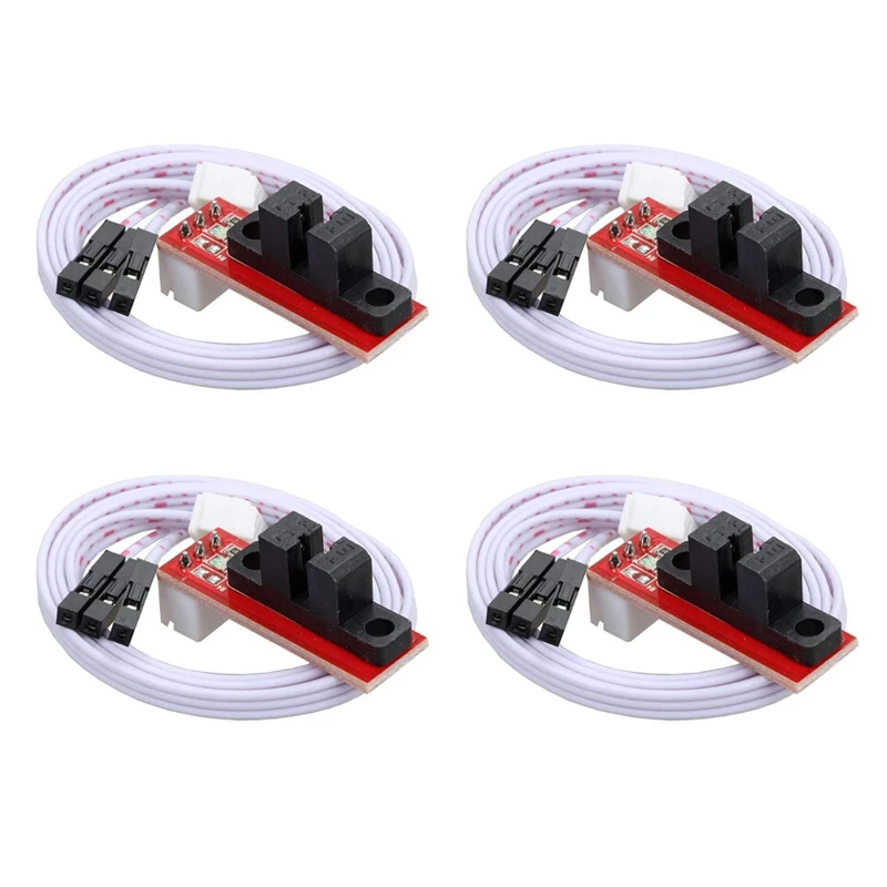 

4PCS 3D Printer Endstop Light Control Limit Optical Switch With Cable 3D Printer Parts For RAMPS 1.4