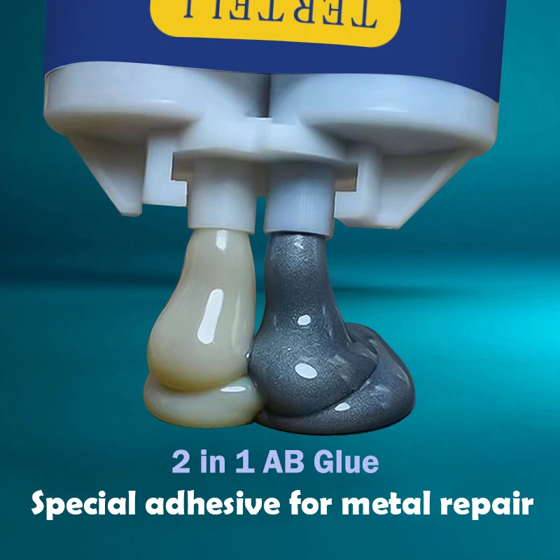 Repair glue 20/50/100g Metal Repair Paste 2 In1 Industrial AB Caster Glue Heat Resistant Sealant Cold Weld Strong Defect Repair Agent Glue