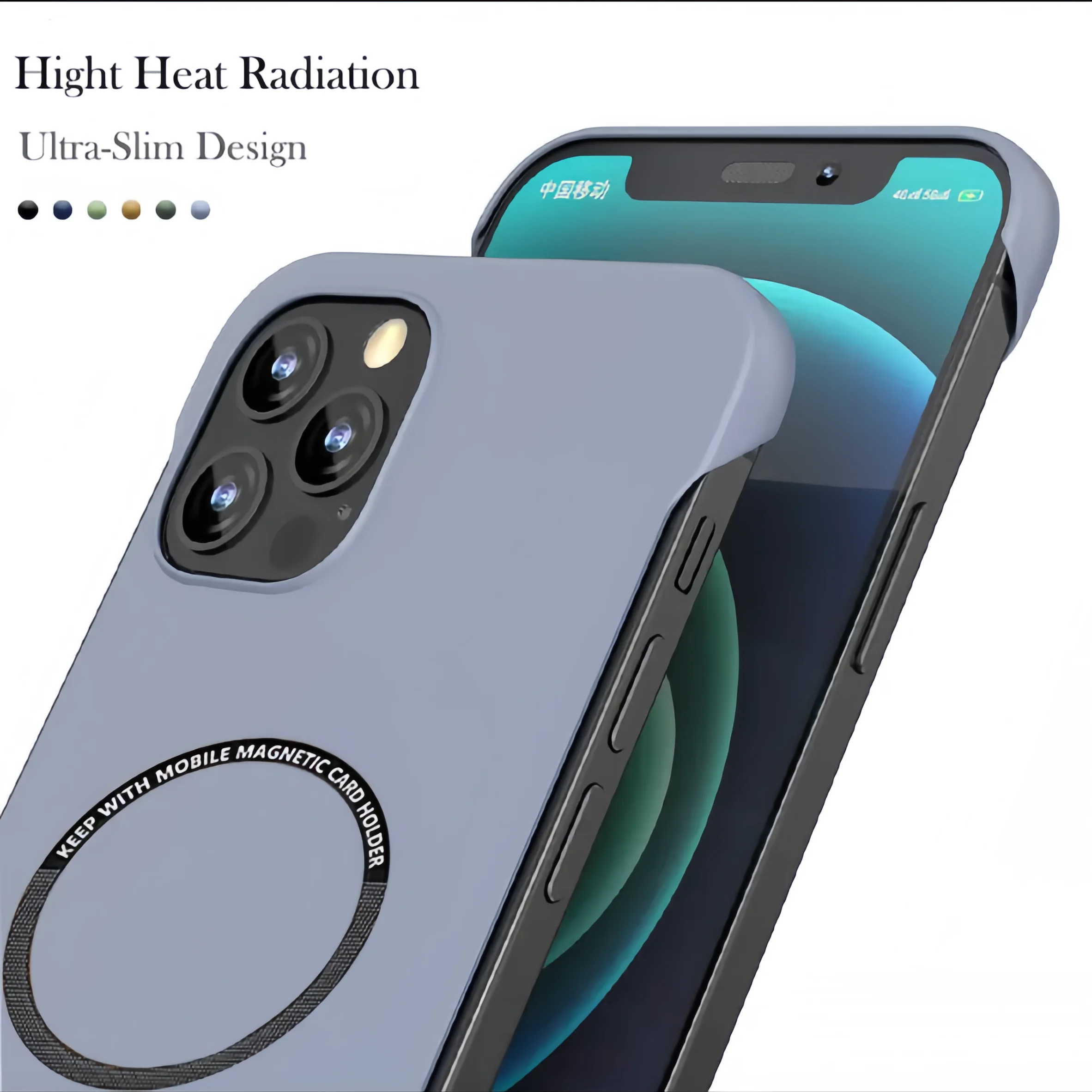 Ultra Thin Hard PC Magnetic Frameless Phone Case Magsafe For iPhone 16 15 14 Pro 13 12 Mini 11 Pro Max Matte Color Solid Cover 6